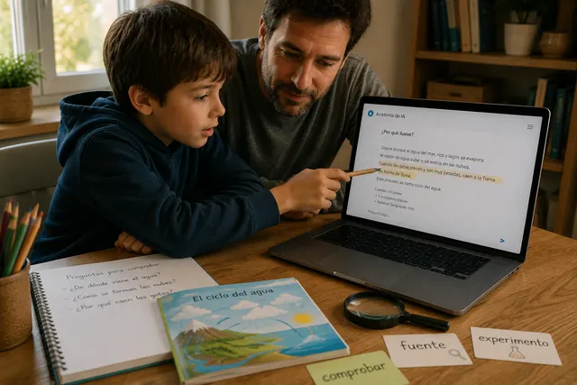Cómo comprobar una respuesta de la IA con un niño